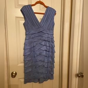 Adrianna Papell size 8 women’s dress periwinkle mother of the bride